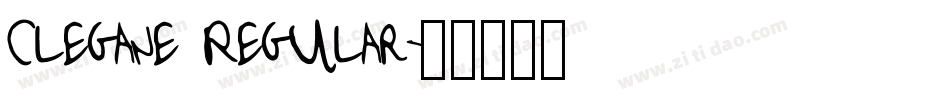 Clegane Regular字体转换